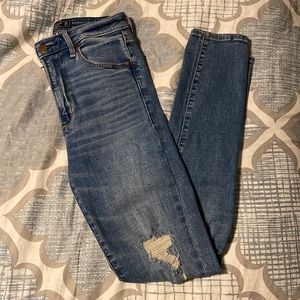 A&F High rise skinny jeans